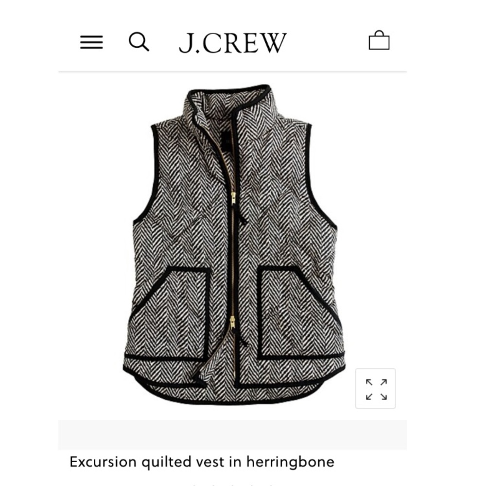 J. Crew Excursion Quilted Vest; L